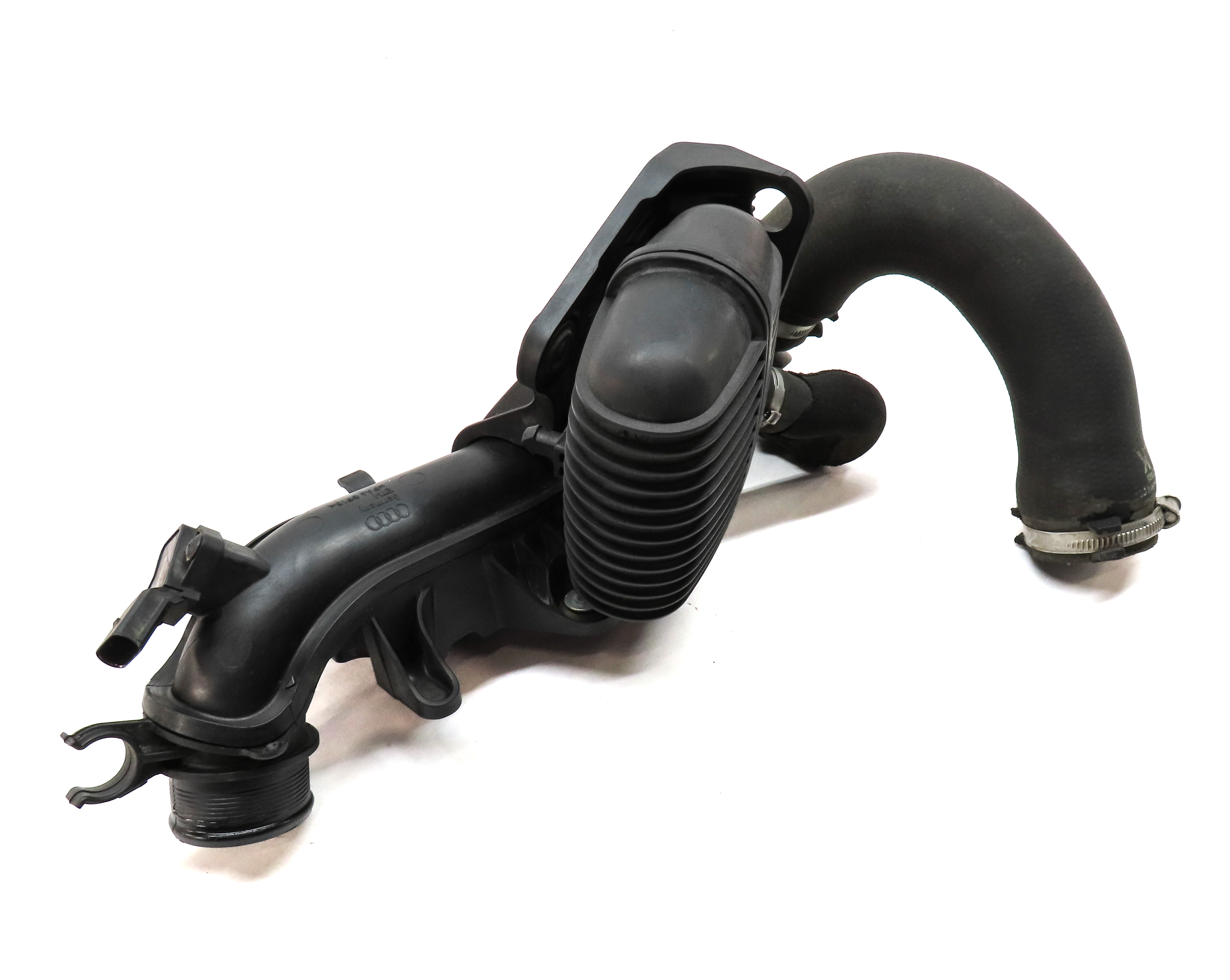13 AUDI A4 B8 8K 2.0L TURBO ENGINE INTERCOOLER PRESSURE HOSE PIPE w/ MAP SENSOR — exact item pictured